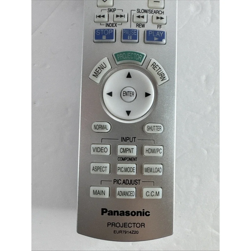 Panasonic EUR7914Z20 Remote Control for Projector - Batteries Included.